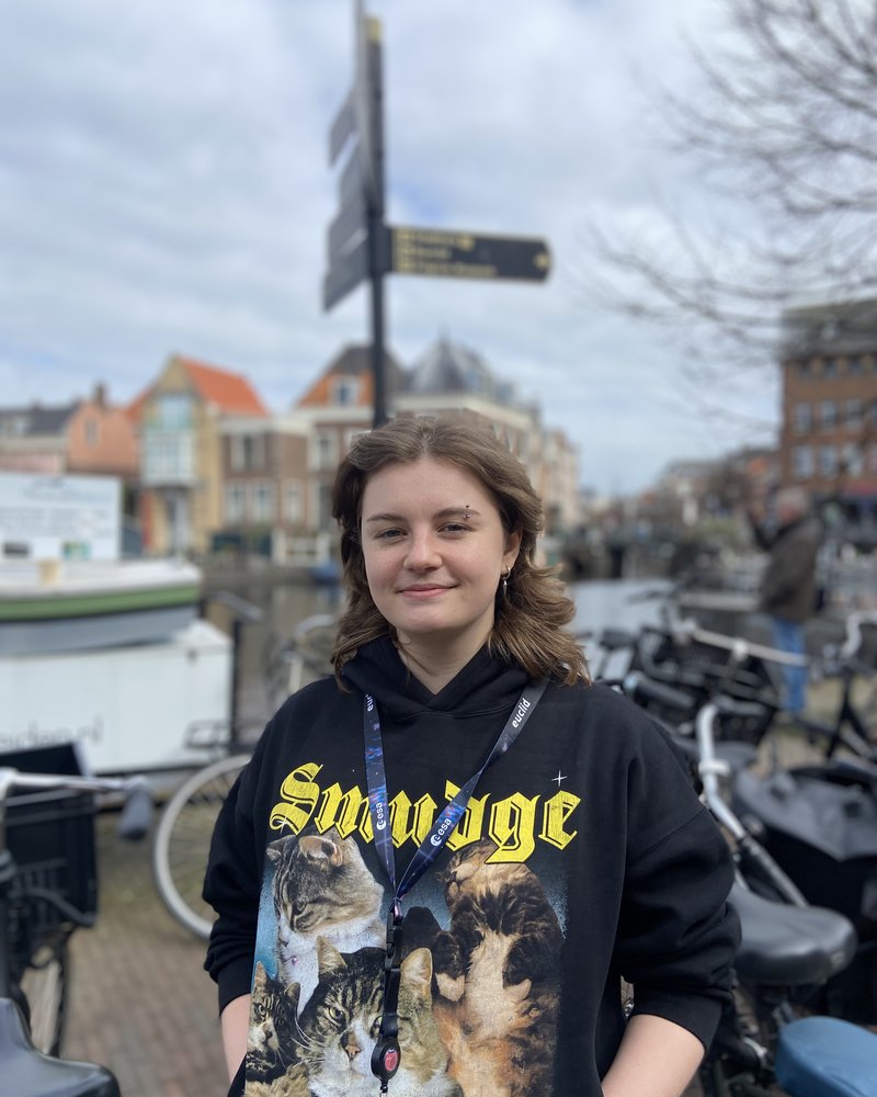 Portrait of Elena and Carolyn in Leiden
