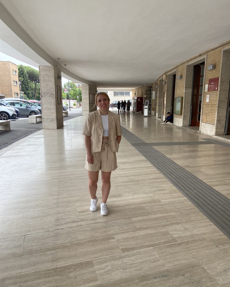 Portrait of Guada in Rome